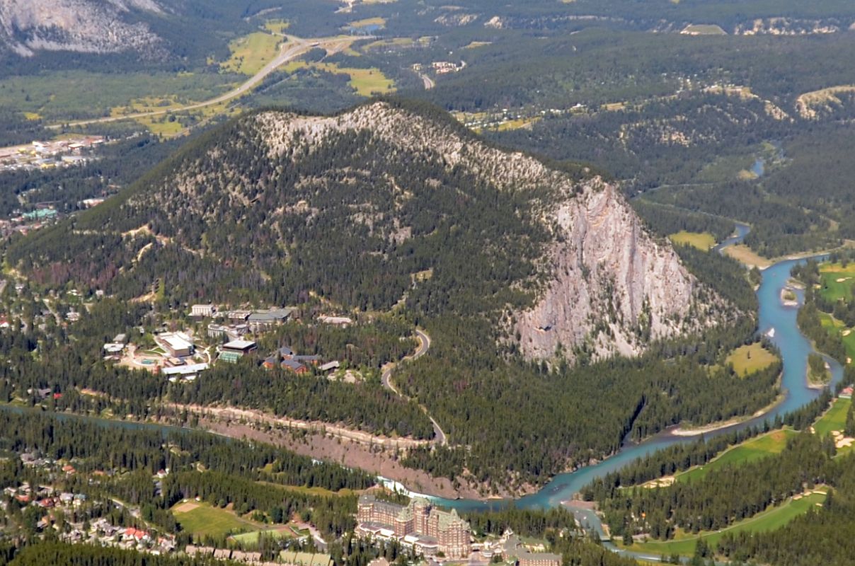 22 Tunnel Mountain From Banff Gondola In Summer